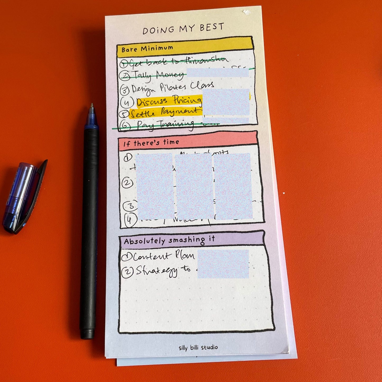 Doing My Best Notepad