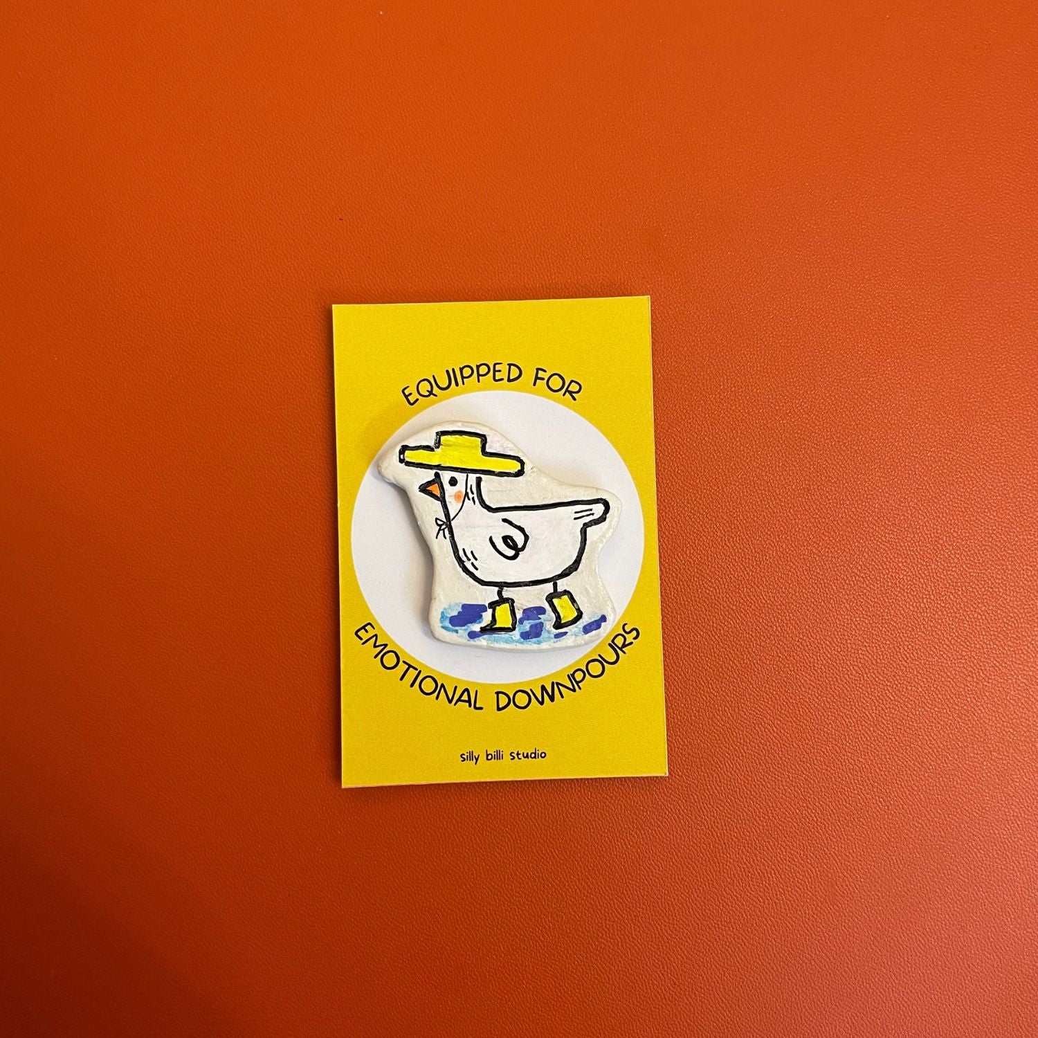 Duck clay pin 