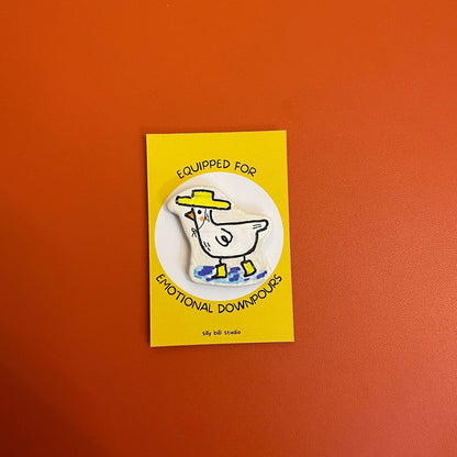 Duck clay pin 