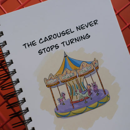 Carousel Never Stops Turning journal cover page