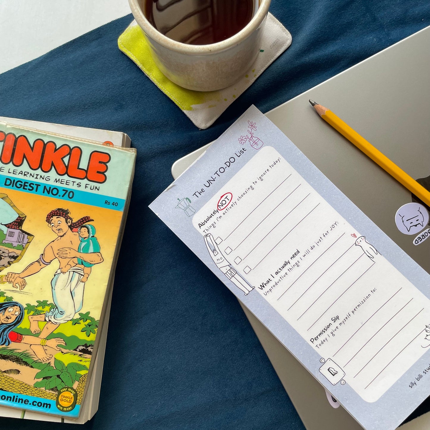 The Un-To-Do List notepad encouraging you to prioritise only what serves you and leave the rest behind